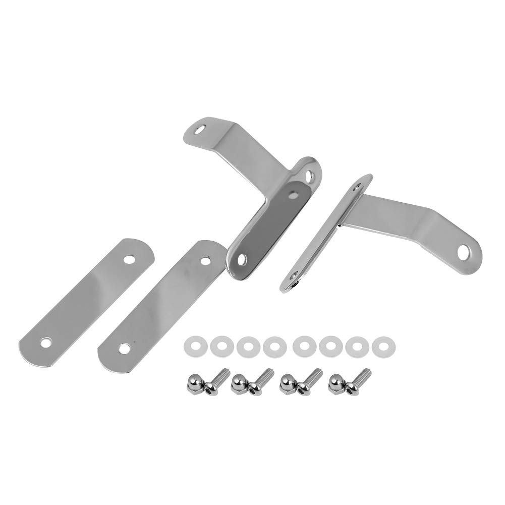 AQIMY Universal Knuckle Guards for and Stone UV Brown Harley, Honda, Yamaha, Suzuki, Windshield, Protection, Protection, Acrylic,