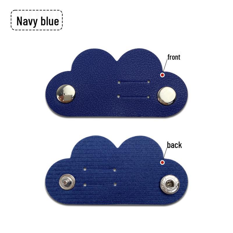 

Органайзер для кабелей в форме сердца из ПУ кожи для наушников