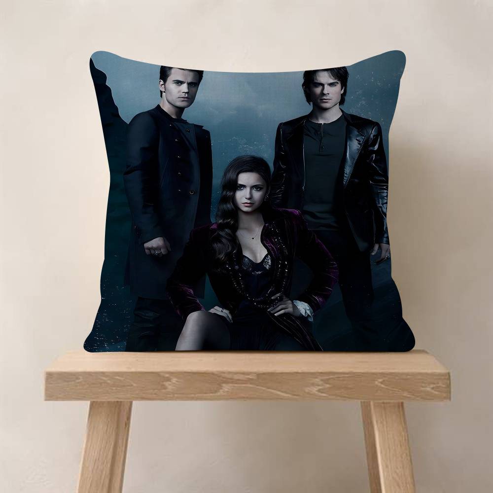 The VVampire Diaries Pillowcase Toon Gift Cushion Cover Bedroom Home Sofa Chair Seat Decor Pillow Case