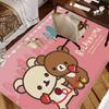 Kawaii Rilakkuma Bear Door Mat Nordic Style Bedroom Living Room Doormat Home Balcony Anti-Slip Alfombra
