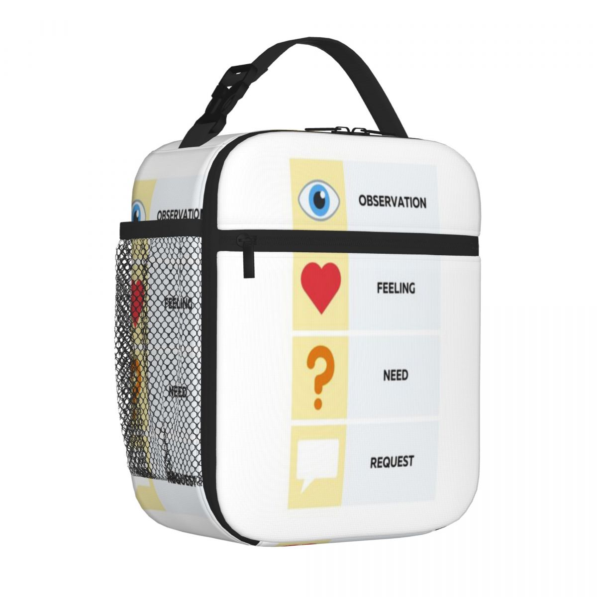 Bestselling Nonviolent Communication Hip Hop Neoprene Lunch Bag High School Canvas Lunch Bag One Size