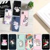 CJ103 Unicorn Cute Soft Shell Transparent Phone Case for Motorola Moto G7 G8 G9 G84 G85 G73 G24 G15 Z2 Play Power Plus