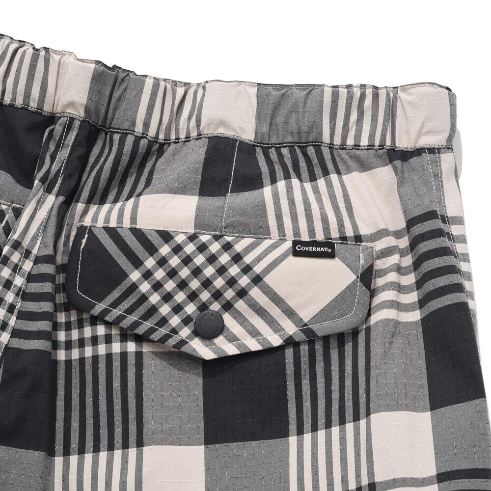 COVERNAT Nylon Check Shorts