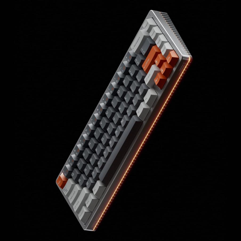 nuphy Halo65 HE Magnetic Switch Gaming Rapid Hall Effect Adjustable Hot 8KHz Polling Rate Keyboard, Trigger, Wired, 67-Key Keyboard, Ultra-Fast