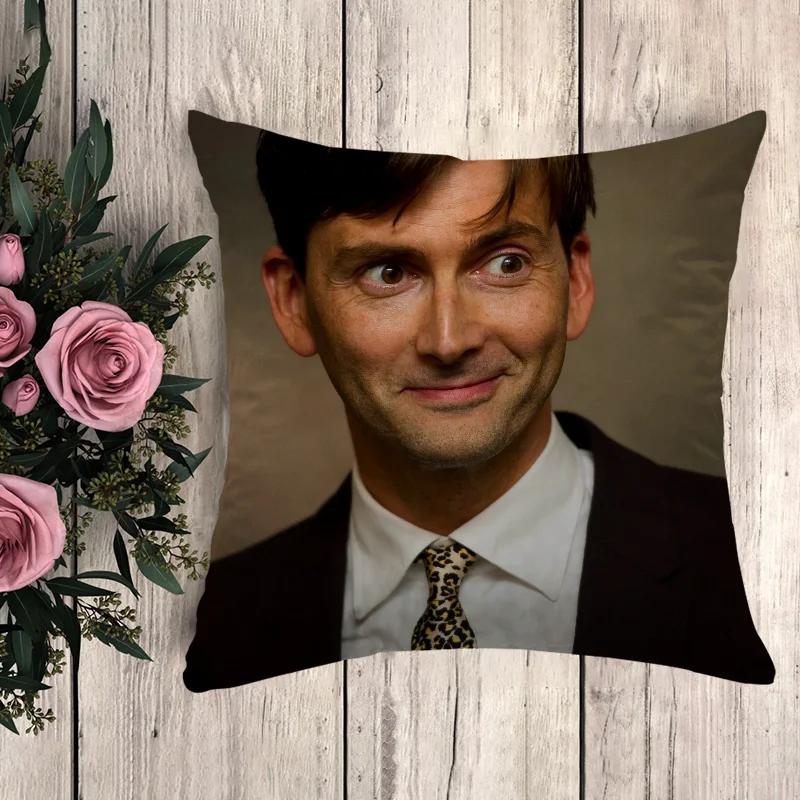 Kissen David Tennant Dekorative Kissenbezüge für Kissen 45x45 Kissenbezüge Sofakissen Kissenbezug Deko 40x40 Autodekoration