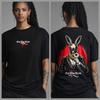 Flowers for The Dead Punkrabbits Oversized Streetwear Graphic TShirt for Rebels Dreamers