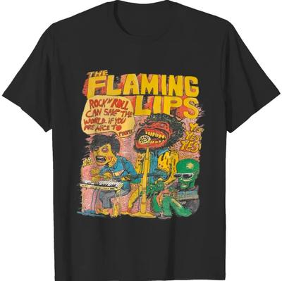 Vtg The Flaming Lips Band In Concert T-Shirt, Größe S-4XL