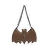 Fashion Creative Bat Woman Small Pu Chain Crossbody Bag For Daily Use