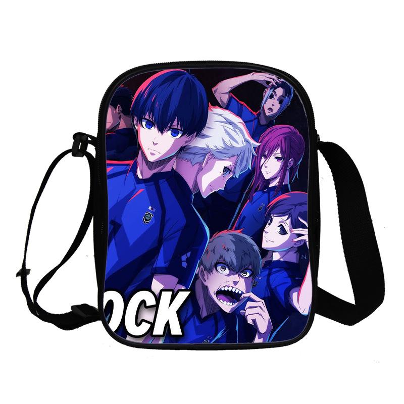 Neue Blaue Gefängnis Animation Peripherie 3D Vollfarbdruck Tragbare Umhängetasche Teenager Crossbody Tasche