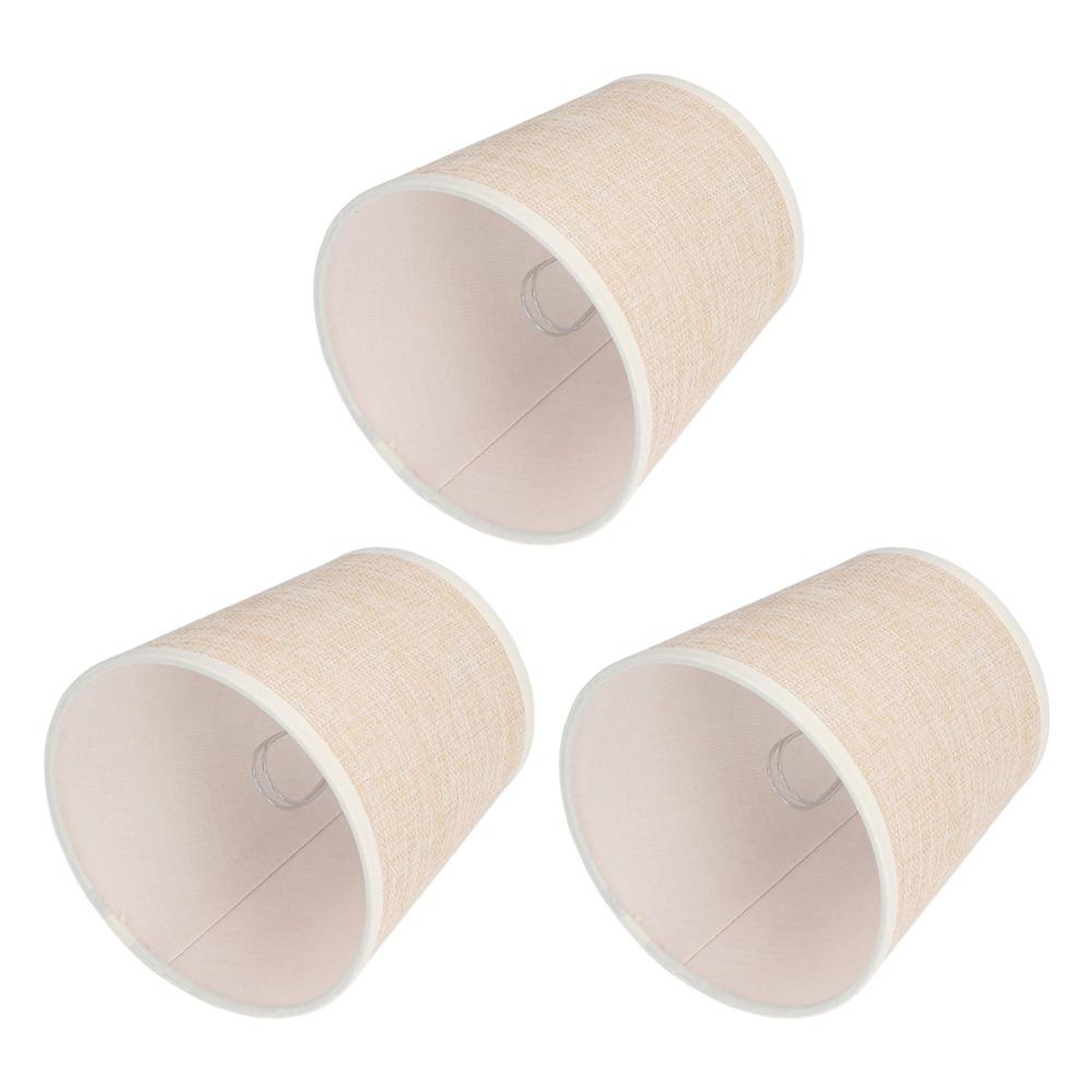 3PCS Fabric Lamp Cover Clip On Design Small Lamp Shades Modern Lampshade  Indoor Lamp