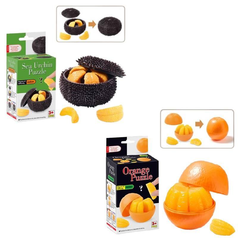 Three Dimensional 3d Puzzle Sea Urchin Garlic Building Block Educational Toy