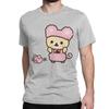 Novelty Rilakkuma Korilakkuma T-Shirts Unisex Wo Unisex Crewneck 100% Cotton T Shirt Short Sleeve Tee Shirt Plus Size Clothing