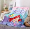 Custom Name Undersea Adventure Flannel Blanket Throw Blanket Soft Warm Sofa Bed Home Decor Unique Gift
