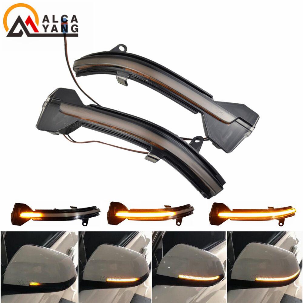2 Stück für BMW 5er 6er 7er Serie F10 F11 F07 F06 F12 F13 F01 Dynamischer Blinker LED Rückspiegel Blinker Repeater Leuchte