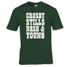 Crosby Stills Nash Young Band Logo T Shirt New