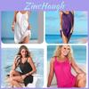 Elegant Casual Beach Dress With Stylish Straps And Unique Print Design