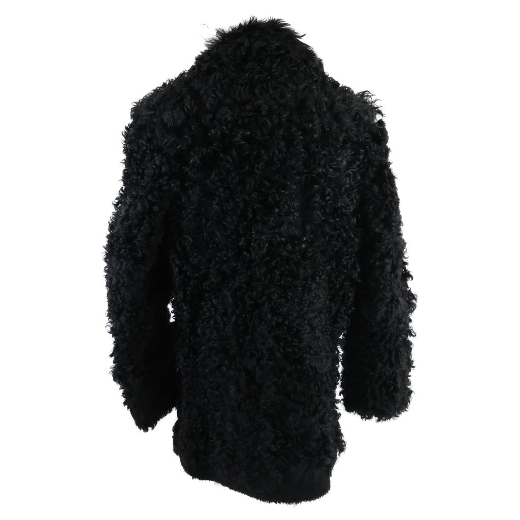 DIESEL BlackGold [Good condition/domestic regular] 00SFI9 BGMDIFW18 Lamb Mouton Fur coat 44 blackUsed