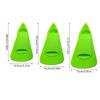 Silicone Swimming Training Fins Swim Flippers Travel Size Short Fins for Snorkeling Diving Pool Man Women Kid Travel