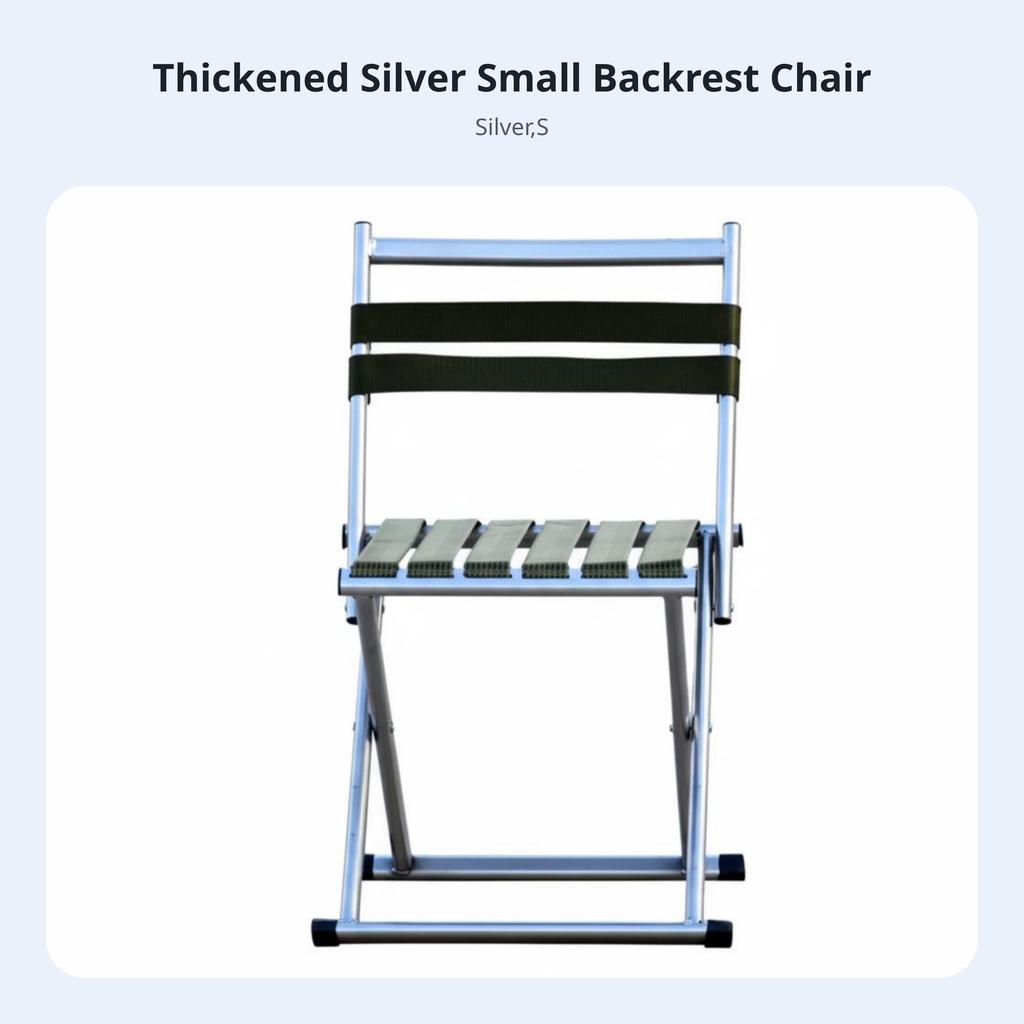 Webbed Folding Stool Foldable Design Foldable Seat Long-Lasting High Load-Bearing For Fishers Campers Fishing Hiking @Outing