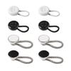 8Pcs Metal Collar Button Extender Elastic Neck Extender Shirts Button Expanders Flexible Lengthen Buckle Collar Button Extender