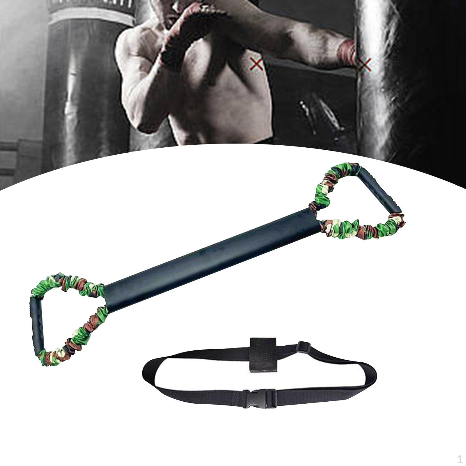 Boxing Resistance Band Exercise Pulling Rope with Handles for Shadow ,Women Men, зелёный