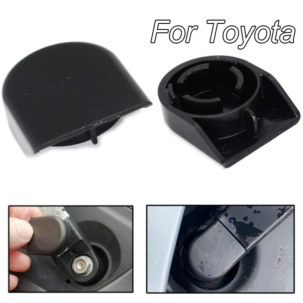 XUKEY Car Windshield Wiper Arm Cover Wiper Cap Wiper Arm Head Nut Cover for