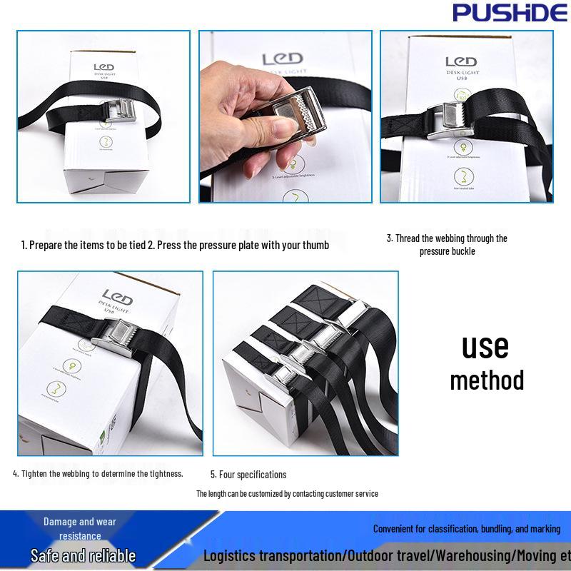 Buckle Lashing Cargo & Motorcycle Tie-Down Straps - Ratchet & Pallet Straps for Yacht & Car