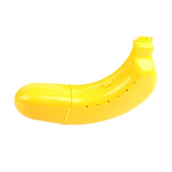 Banana Keeper Storage Box with Holes Food Grade BPA-Free Reusable Easy To Clean Outdoor Travel Banana Holder Fruit Protector Case