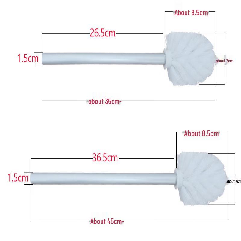 Xihe Wall-Mounted Toilet Brush with Replaceable Head