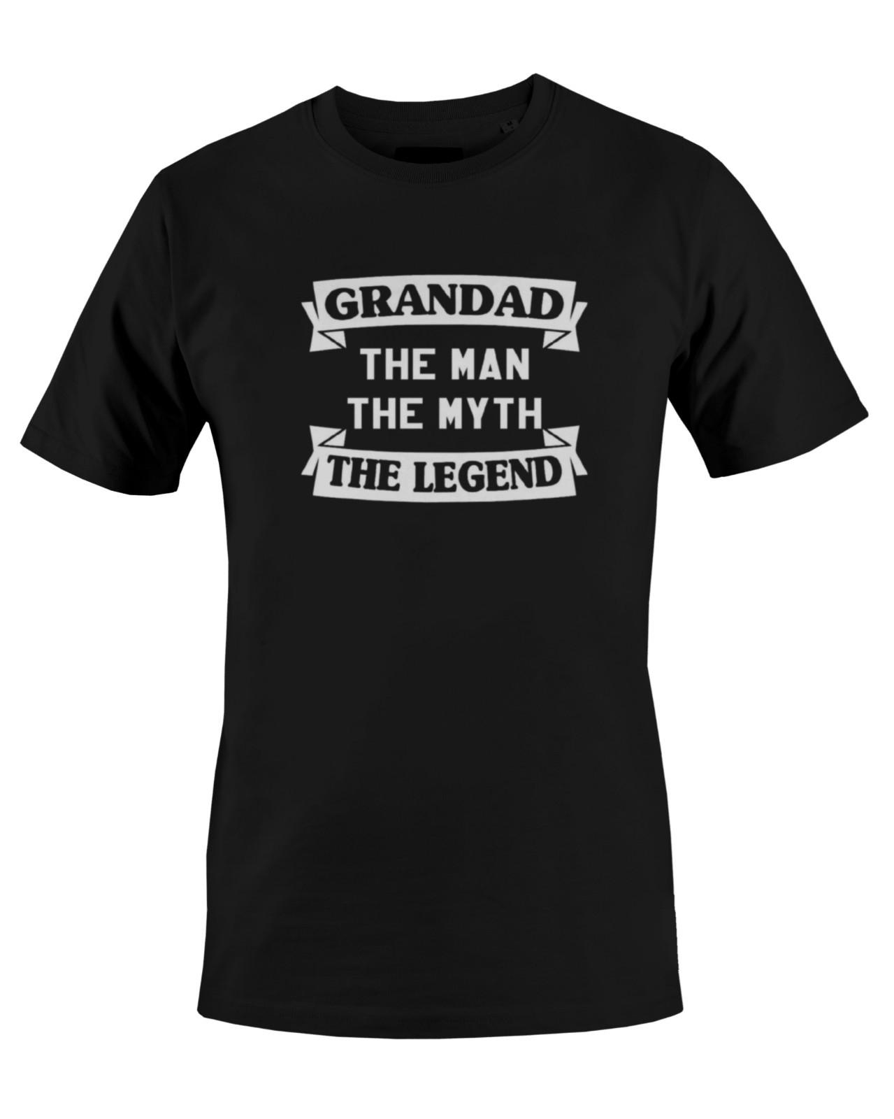 GRANDAD, THE MAN, THE MYTH, THE LEGEND Graphic Mens T-Shirt XXL