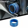 Gear Shift Switch Knob Cover Trim Ring for Dodge RAM 2018+ Blue Aluminum Alloy