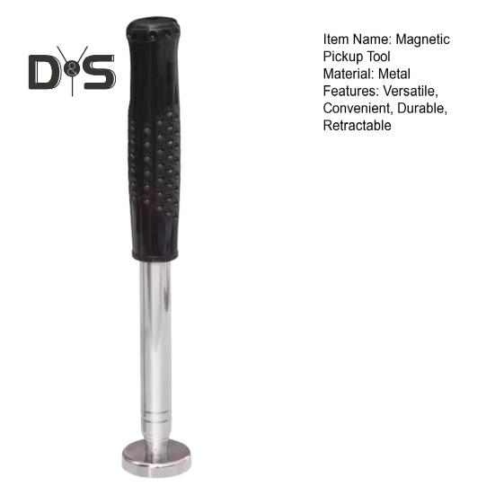 Nástroj na magnetický sběrač Pohodlná zatahovací rukojeť se silným magnetem Nástroj na magnetický zametací nástroj pro domácí dílnu