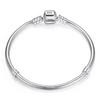 High quality bracelet 925 silver classic bucket buckle bracelet fit original charm beads DIY women's jewelry Gifts