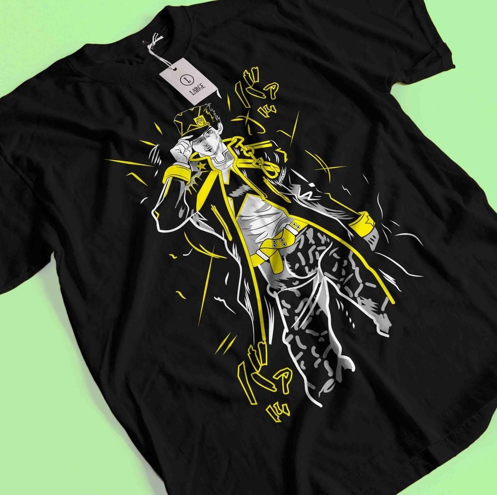 Jojo's Bizarre Adventure Shirt Jotaro Kujo Tshirt Dio T-Shirt Giorno Yoshikage