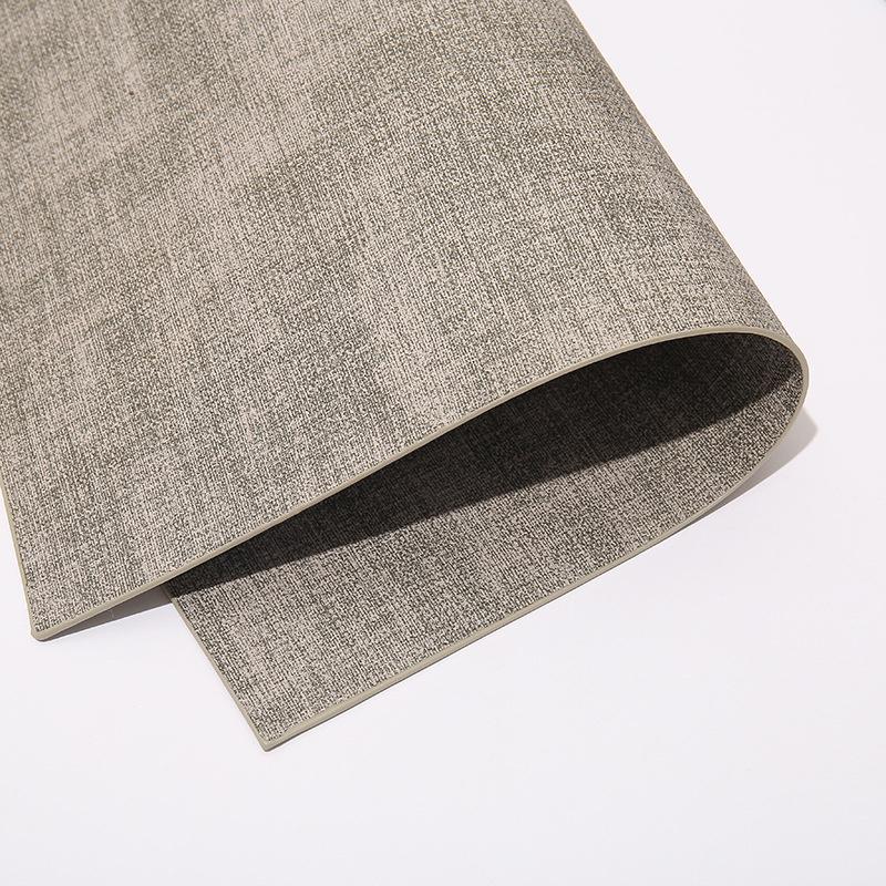 43x30cm 2024 American Style Cloth Textured Thickened PU Leather Dining Table Mat Non-slip Coffee Shop Western Food Kitchen Mat