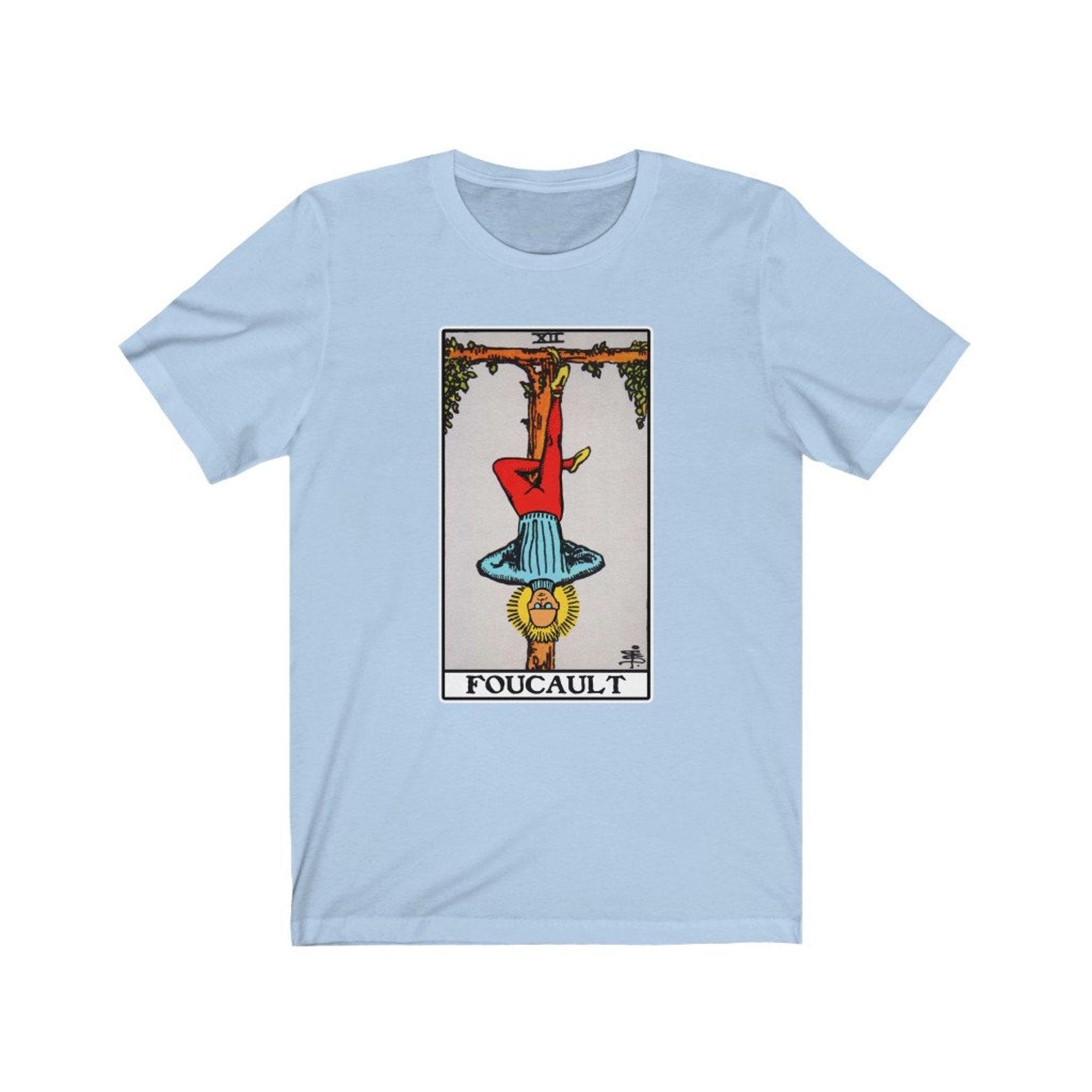 Foucault Hanged Man Tarot Philosophy Shirt 3XL