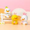 Kawaii Shake Żywica Figurka Kaczki Wykwintna Lalka Szczęśliwego Kaczątka Zabawka Salon