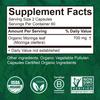 Moringa extract capsules, 700 mg per serving, adult immune support.