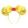 Minnie Mouse Headband with Belle Motif Disneyland Beauty and the Beast Disney Princess Disney Merchandise Souvenir [Disney] [Tokyo Exclusive]