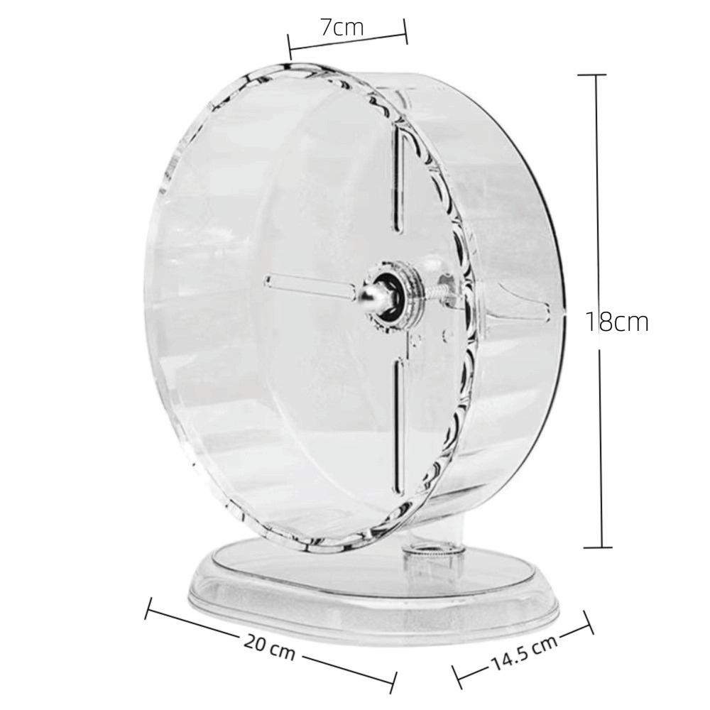 

1 шт. Безшумне колесо для бігу хом яка, легко розбирається, іграшка для маленької домашньої тварини, аксесуари для домашніх тварин 18cm