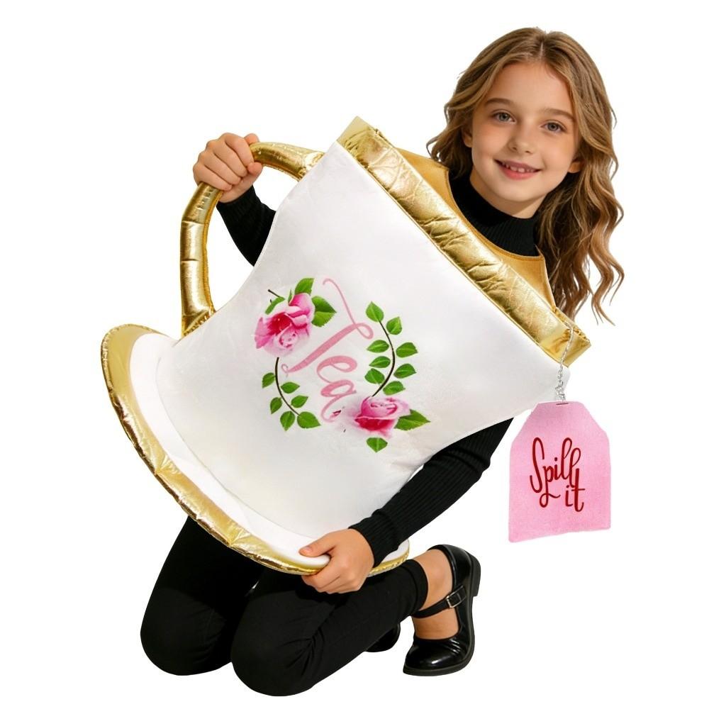 Kids Cos Costume Tea Cups Play Costume Tea Parties Outfit Halloween Costume Set Children's Day