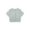 Women S Anorak   Sailor Collar Short Sleeve  Khaki 