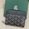 Goya Goyard Unisex Wallet: Multifunctional Short Zip Wallet, Business Card Holder, Coin Purse