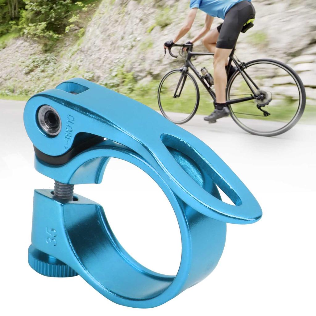 34.9mm     Quick Release Seatposts Clamp Aluminum Alloy Seat Tube Clamp