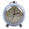 Silent Vintage Alarm Clock Round Simple Design Small Analog Decor For Table Night Light Portable Retro Bedroom