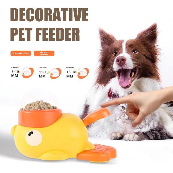 Small Dog Interactive Treat Dispenser Toy, Food Puzzle Slow Feeder