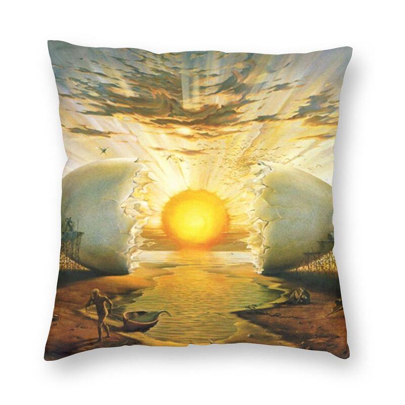 Surrealism Paintings By Salvador Dali Cushion Cover Home Decor Square Famous Art Throw Pillow Cover 45X45Cm Pillowcase For Sofa
