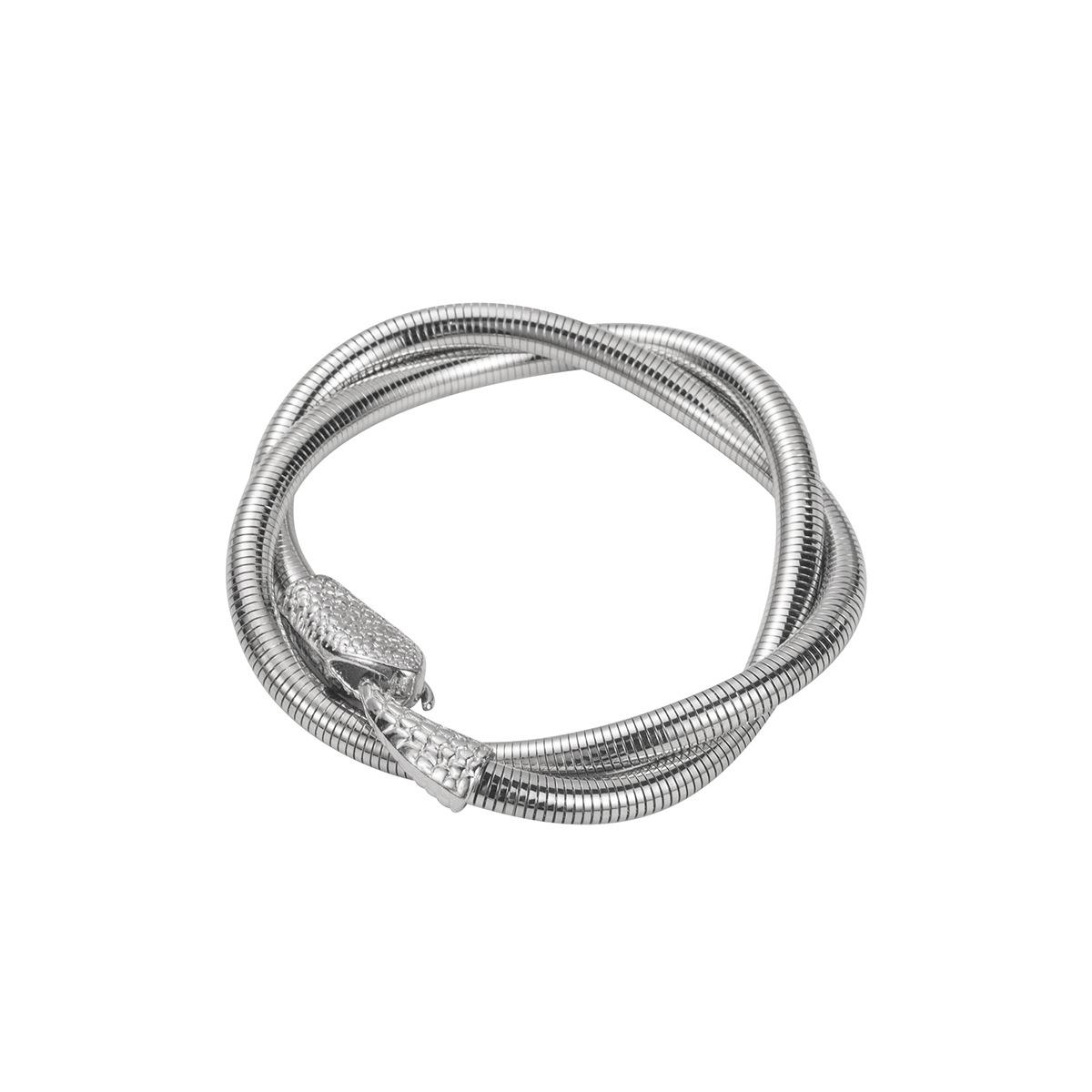 Винтажное металлическое ожерелье-чокер в виде скрученной змеи, модное ожерелье с зодиакальным животным для женщин