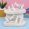 Girls princess shoes little girls sandals summer new school shoes rhinestone little girl roman shoes soft-soled baby shoes