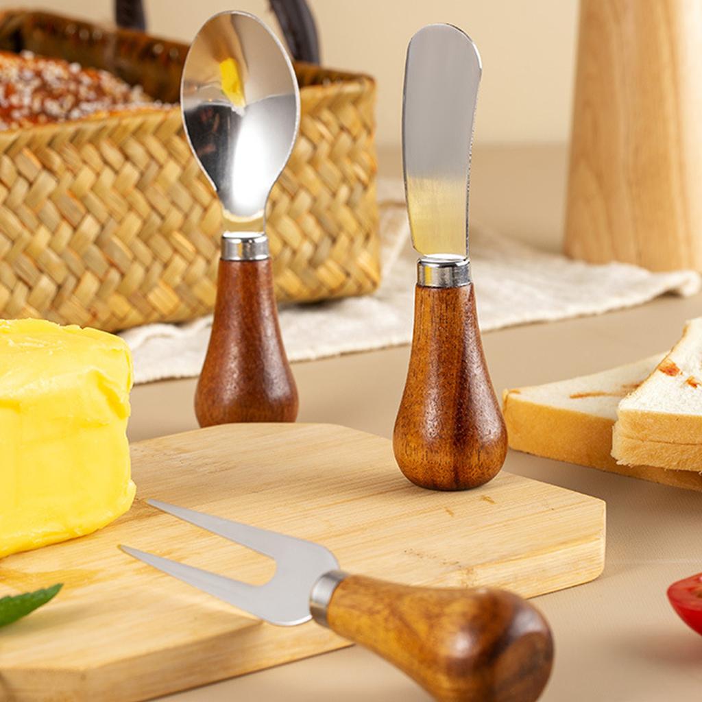 3 DB - Vajkés; Spreader; Pirítós kenő kés; Lekváros kenő; Mogyoróvaj kenő spatula; Kaparó; Álló szórólapát készlet 6